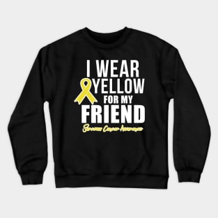 Sarcoma Cancer Shirt for Friend Sarcoma Awareness Products Crewneck Sweatshirt